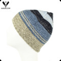 2016 Neueste Multicolor Streifen gestrickte Schal Beanie Set